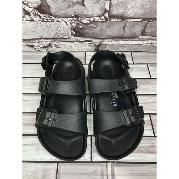 Birkenstock Arizona EVA Black Foam Slip On Sandals Kids Sz 32EU/US Size L1 - Picture 3 of 16